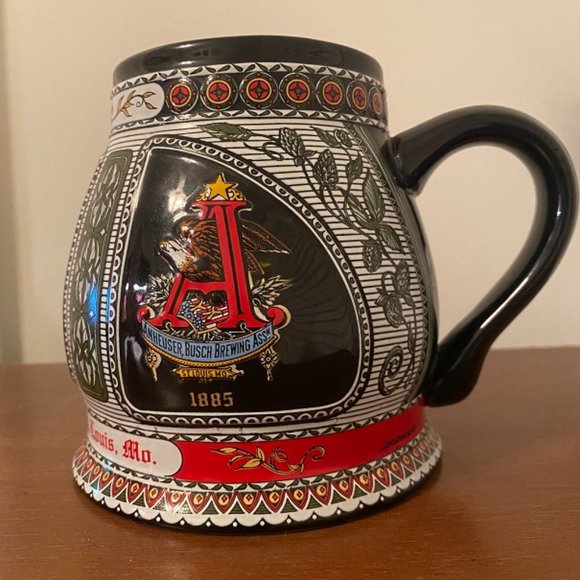 Anheuser-Busch 1872 Historical A & Eagle Series Beer Stein - Picture 1 of 4